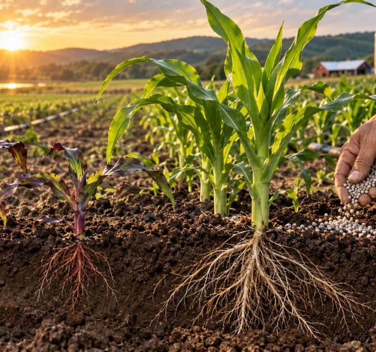 Phosphorus Deficiency in Crops: Signs, Causes & Treatment