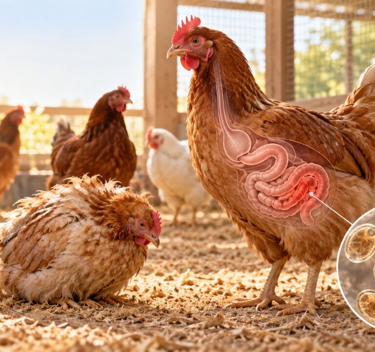 Coccidiosis in Poultry: Causes, Symptoms, and Treatment